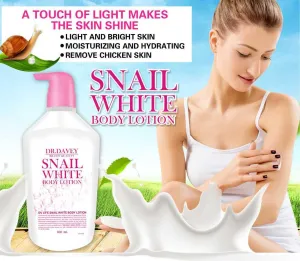 Dr.Davey Snail Whitening Skin Body Lotion - 600ml