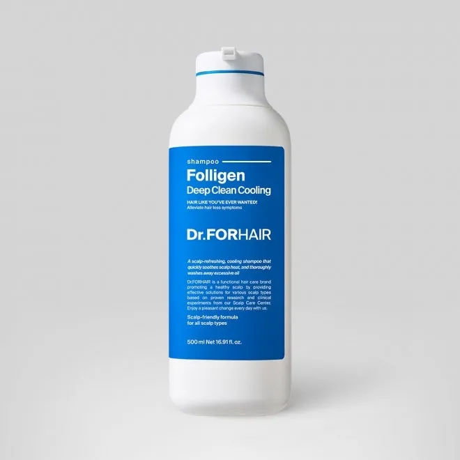 Dr.FORHAIR Folligen Deep Clean Cooling Shampoo 300ml