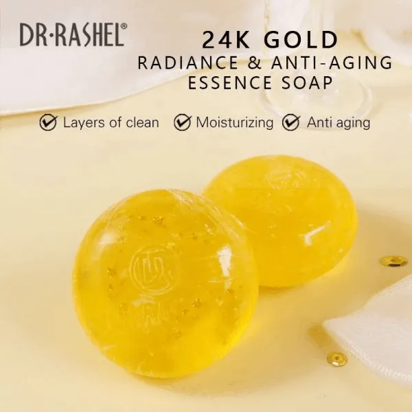 Dr.Rashel 24k Gold Radiance & Anti-Aging Soap - 100g