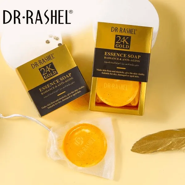 Dr.Rashel 24k Gold Radiance & Anti-Aging Soap - 100g