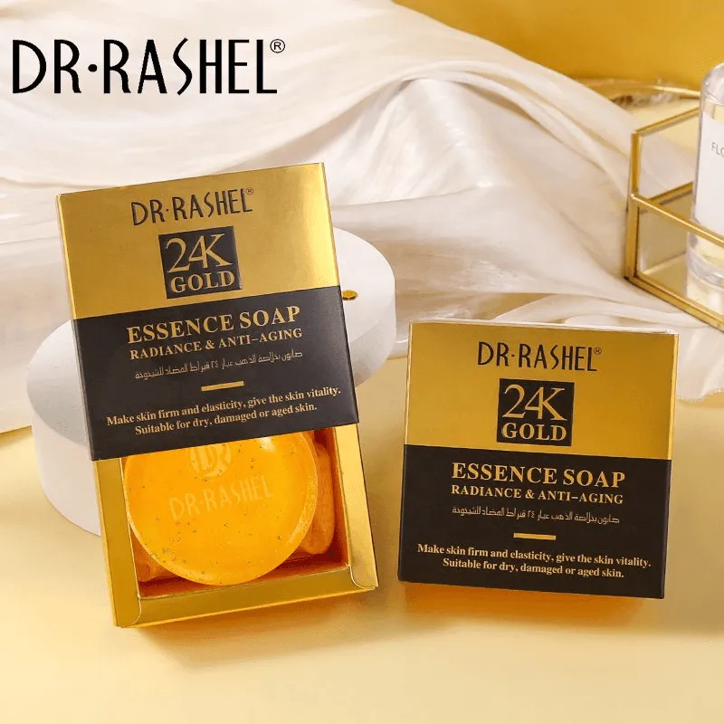 Dr.Rashel 24k Gold Radiance & Anti-Aging Soap - 100g