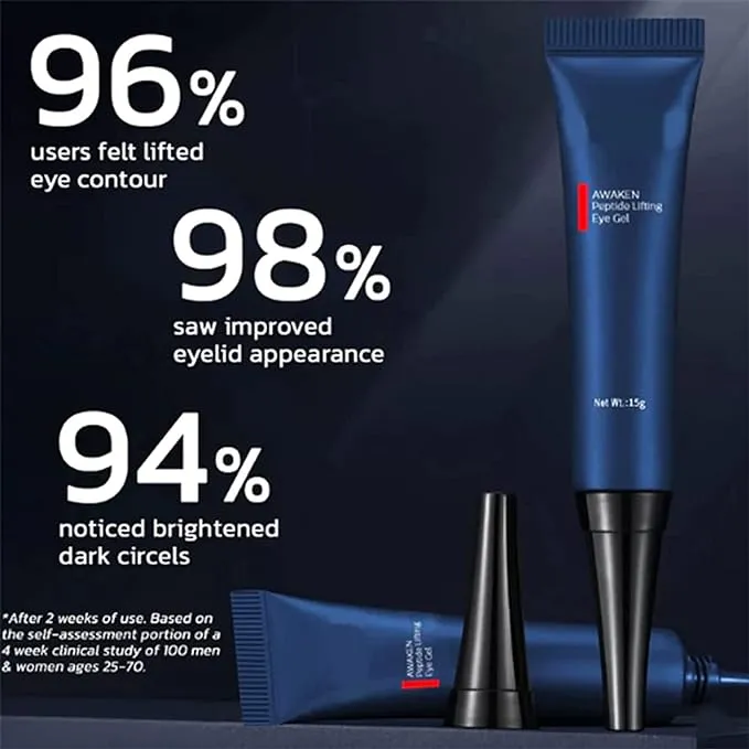 East Moon Awaken Peptide Lifting Eye Gel, Awaken Peptide Depuffing Eye Gel, Anti Aging Eye Cream 15gm