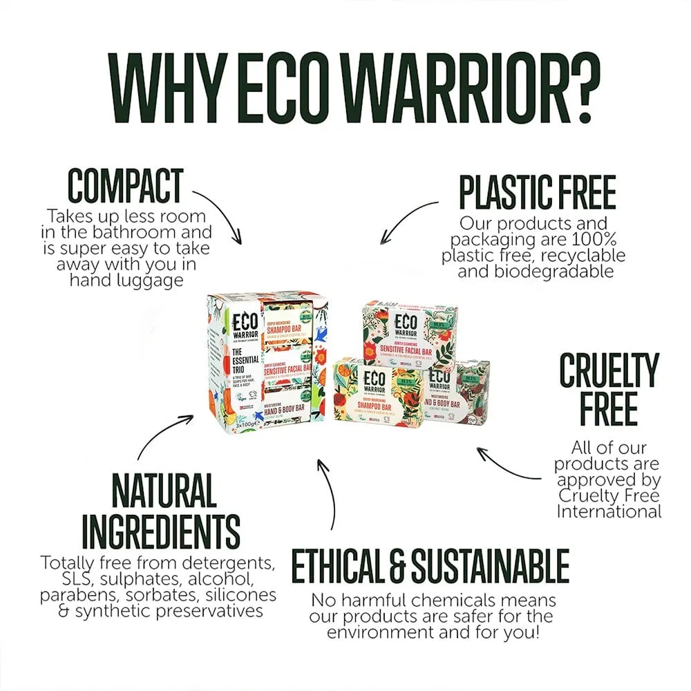 Eco Warrior Essential Trio Gift Pack 3 x 100g