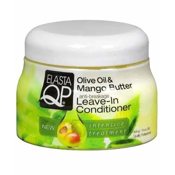 ElastaQP QP Olive Oil And Mango Butter Anti Breakage Leave In Conditioner 425g