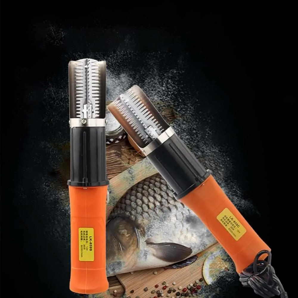 Electric Fish Scaler - Waterproof Fish Skin Remover EU/US Plug