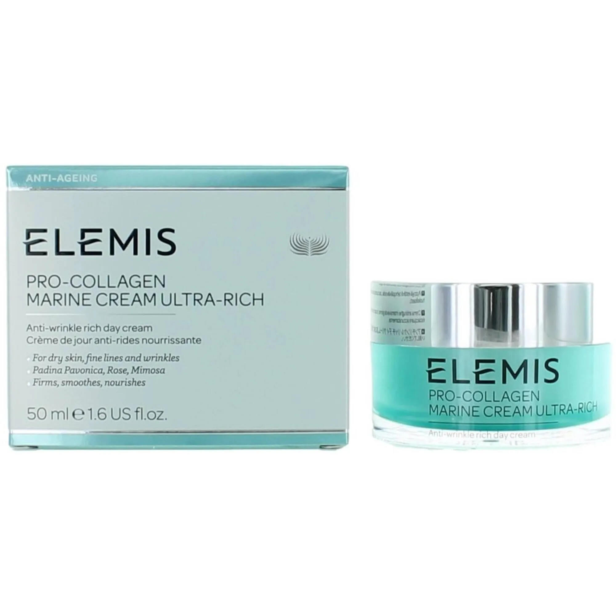 Elemis Unisex Anti Wrinkle Day Cream - Pro Collagen Marine Ultra Rich Nourish Skin