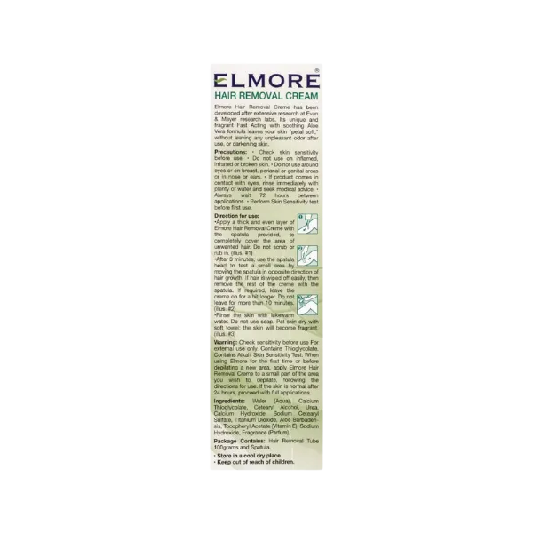 Elmore Hair Removal Cream Chamomile Fragrance 100g