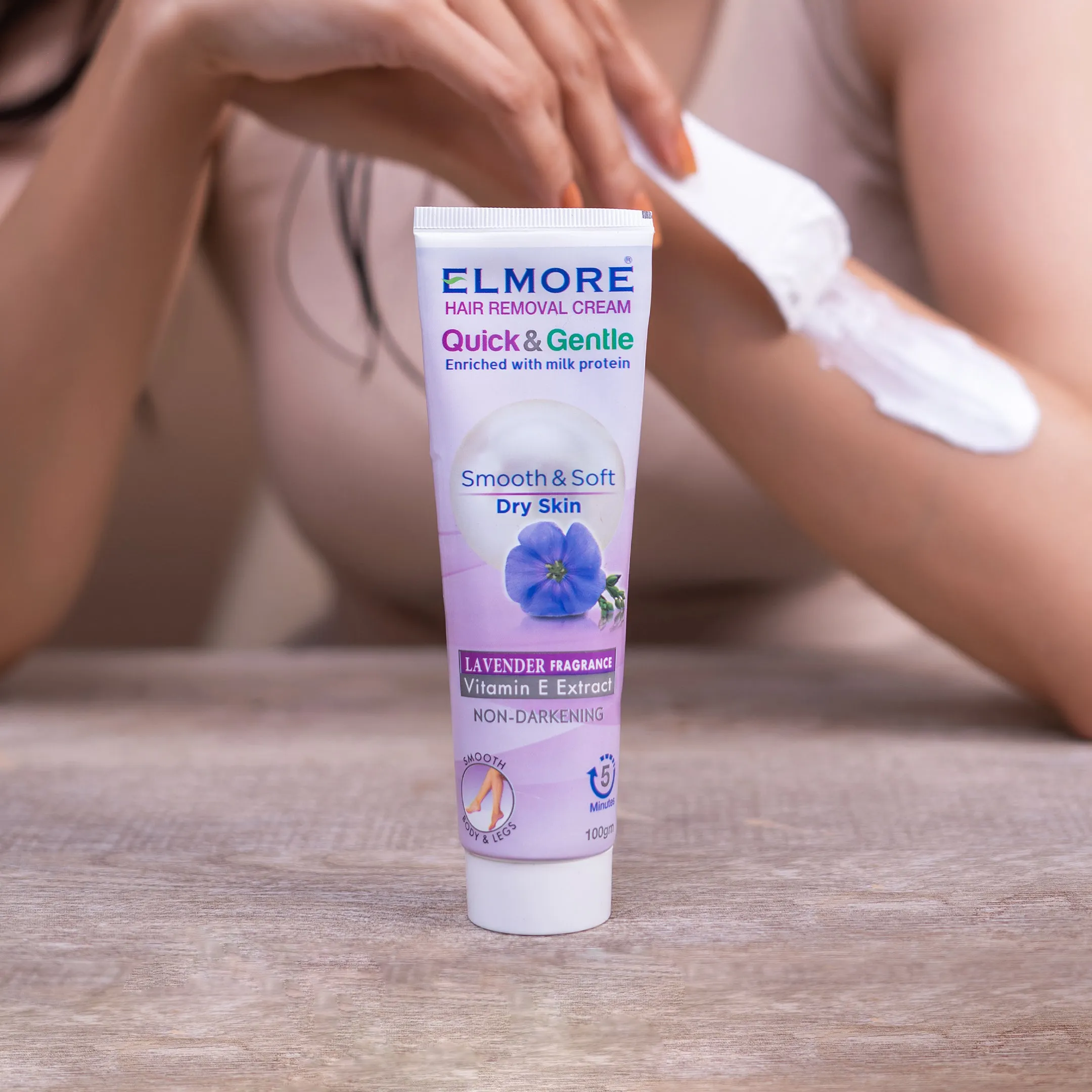 Elmore Hair Removal Cream Lavender Fragrance