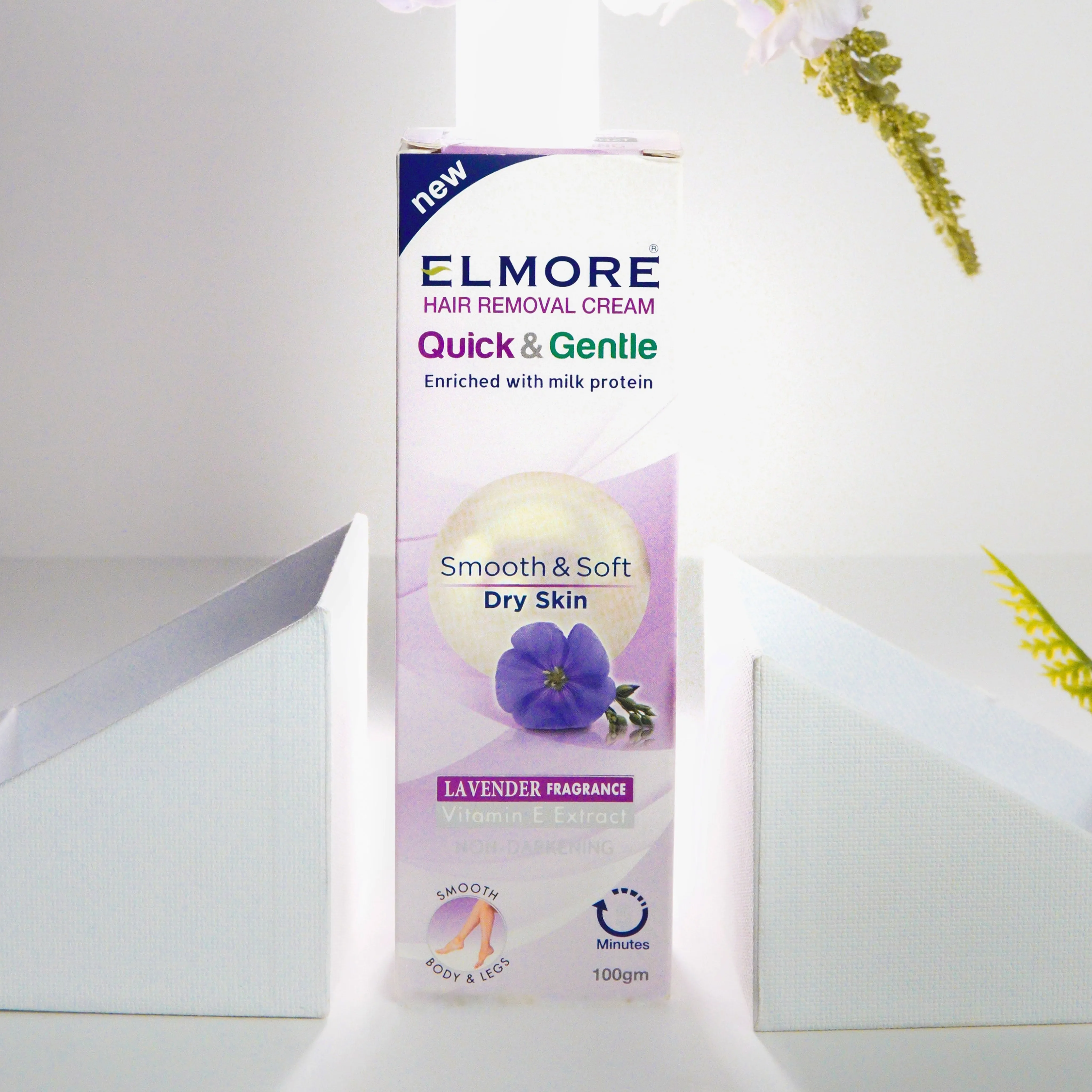 Elmore Hair Removal Cream Lavender Fragrance