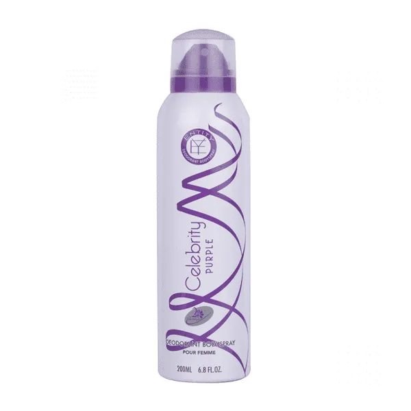 ENTITY CELEBRITY PURPLE BODY SPRAY 200ML