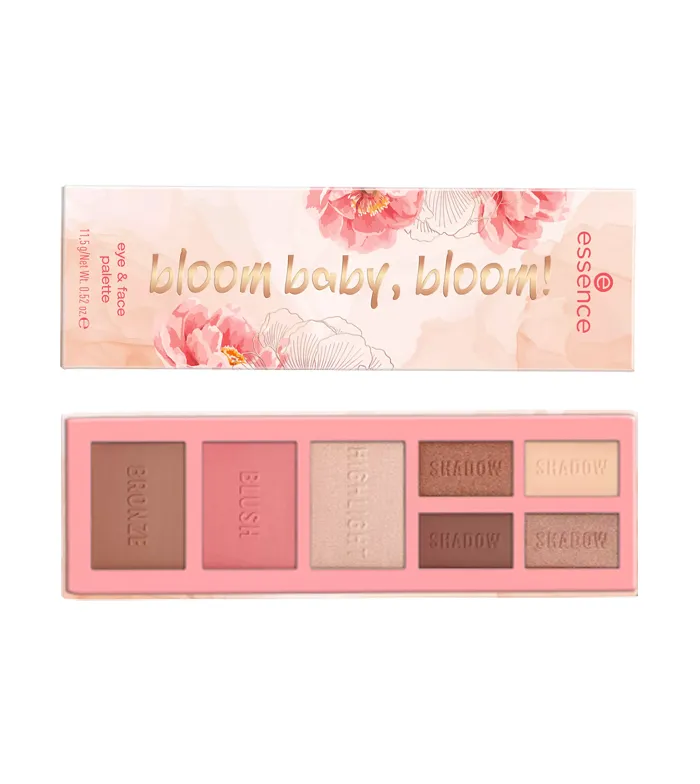 Essence bloom baby, bloom! eye&face palette 01-make it bloom