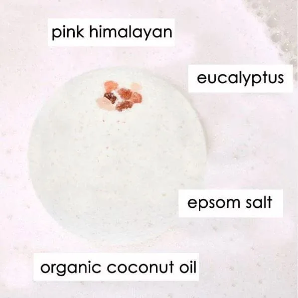 Eucalyptus & Dead Sea Salt Bath Bomb Handmade with Love