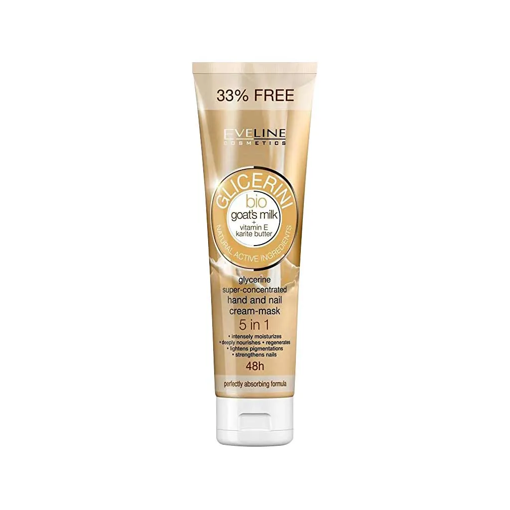 Eveline Glicerini Hand And Nail Cream-Mask With Goats Milk 100ml