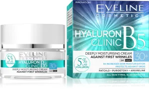 Eveline Hyaluron Clinic B5 Deeply Moisturizing Cream 30  for Day and Night 50ml