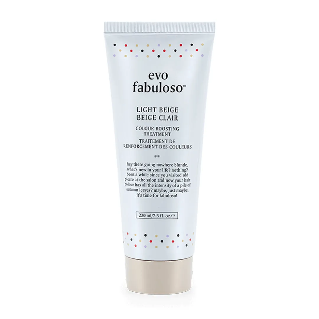 EVO Fabuloso LIGHT BEIGE Colour Boosting Treatment 220ml
