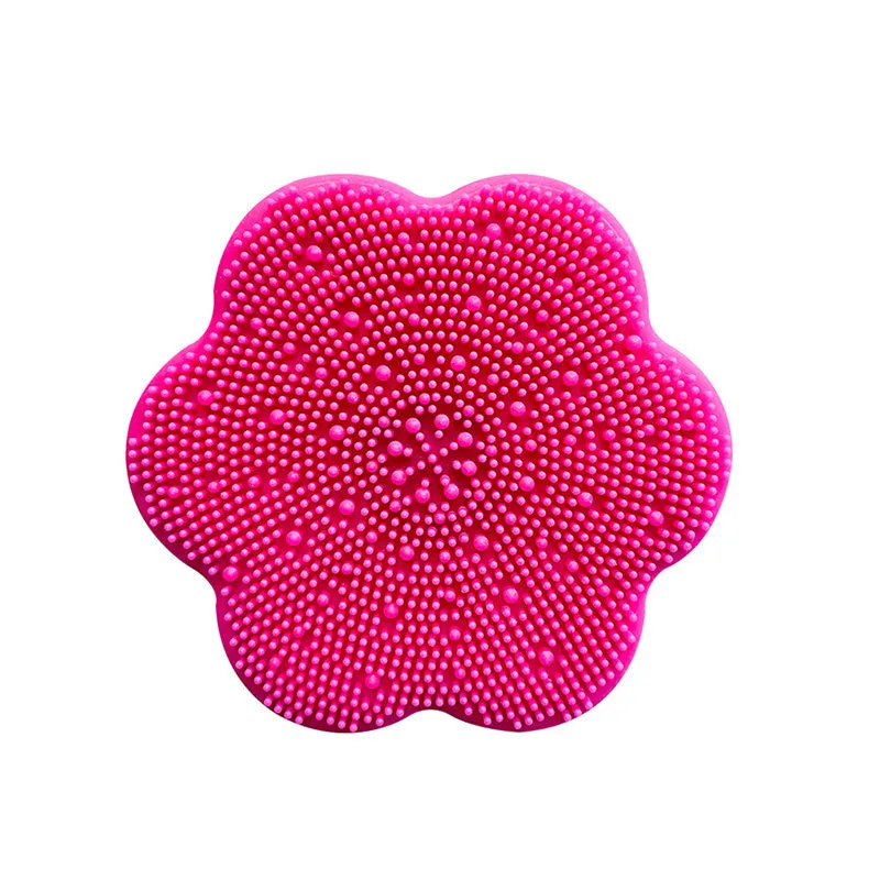 Facial Cleansing Brush Silicone Brush for Face Exfoliating Facial Cleanser Massage Brush Face Wash Foam Scrub Women Beauty Tool