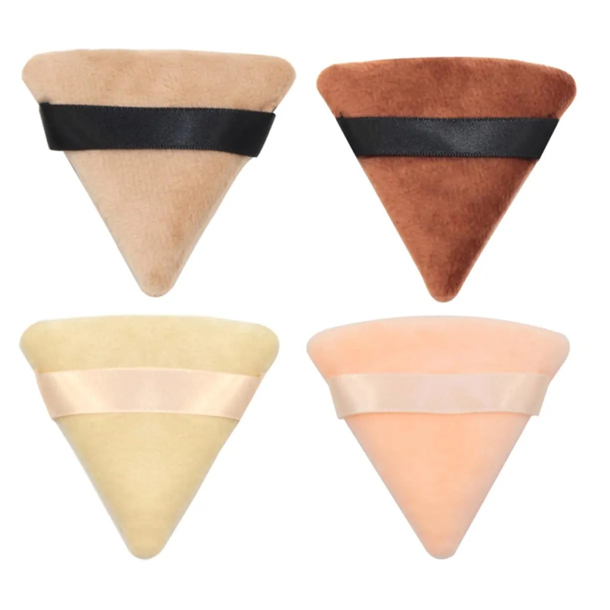Facial Powder Puff 4pcs Loose Powder Puff Makeup Sponges for Blending Lightweight for