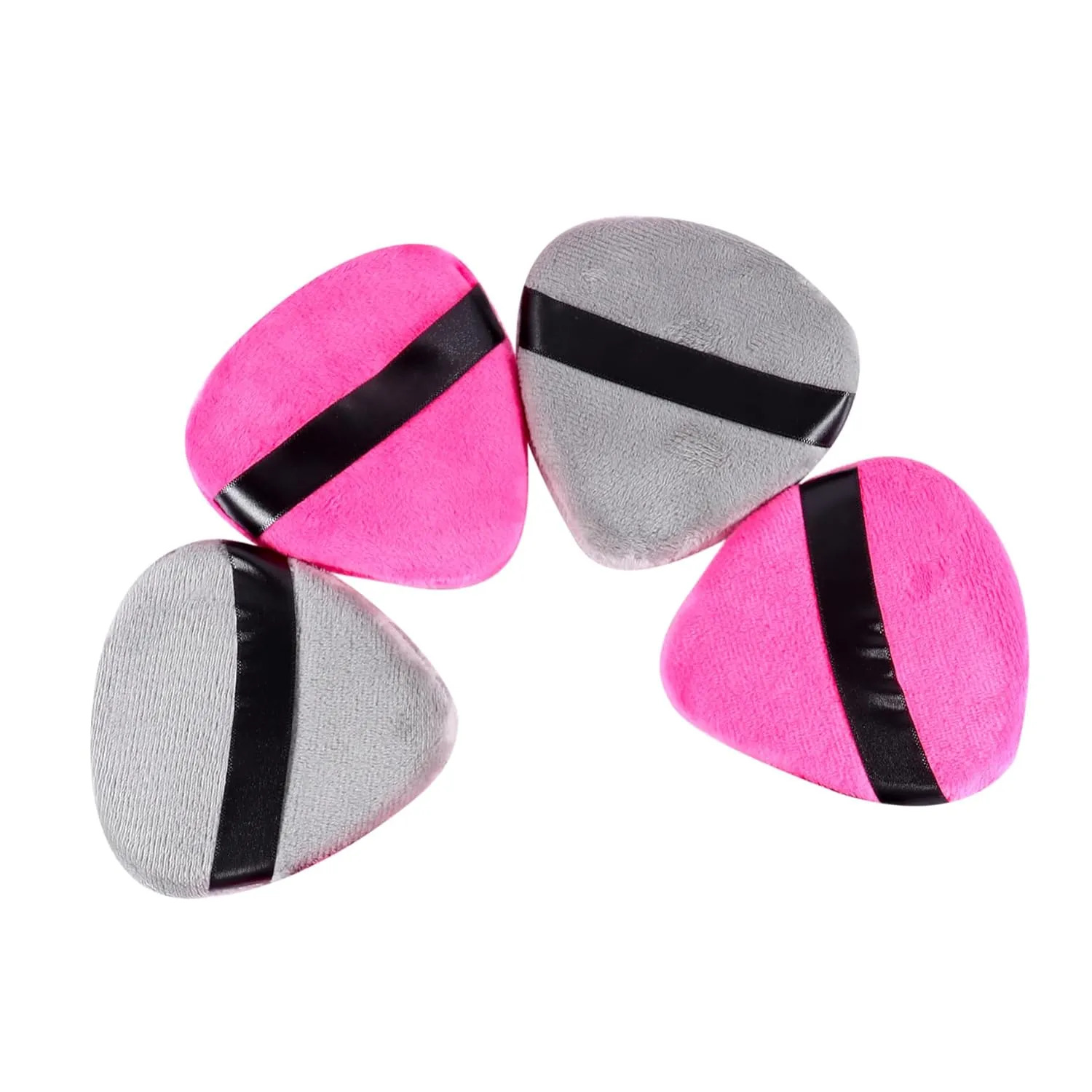 Facial Powder Puff 4pcs Water Drop Shape Loose Powder Puff Cosmetics Cushion Beauty Tool