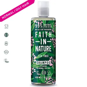 Faith in Nature Tea Tree Natural Shampoo, 400ml