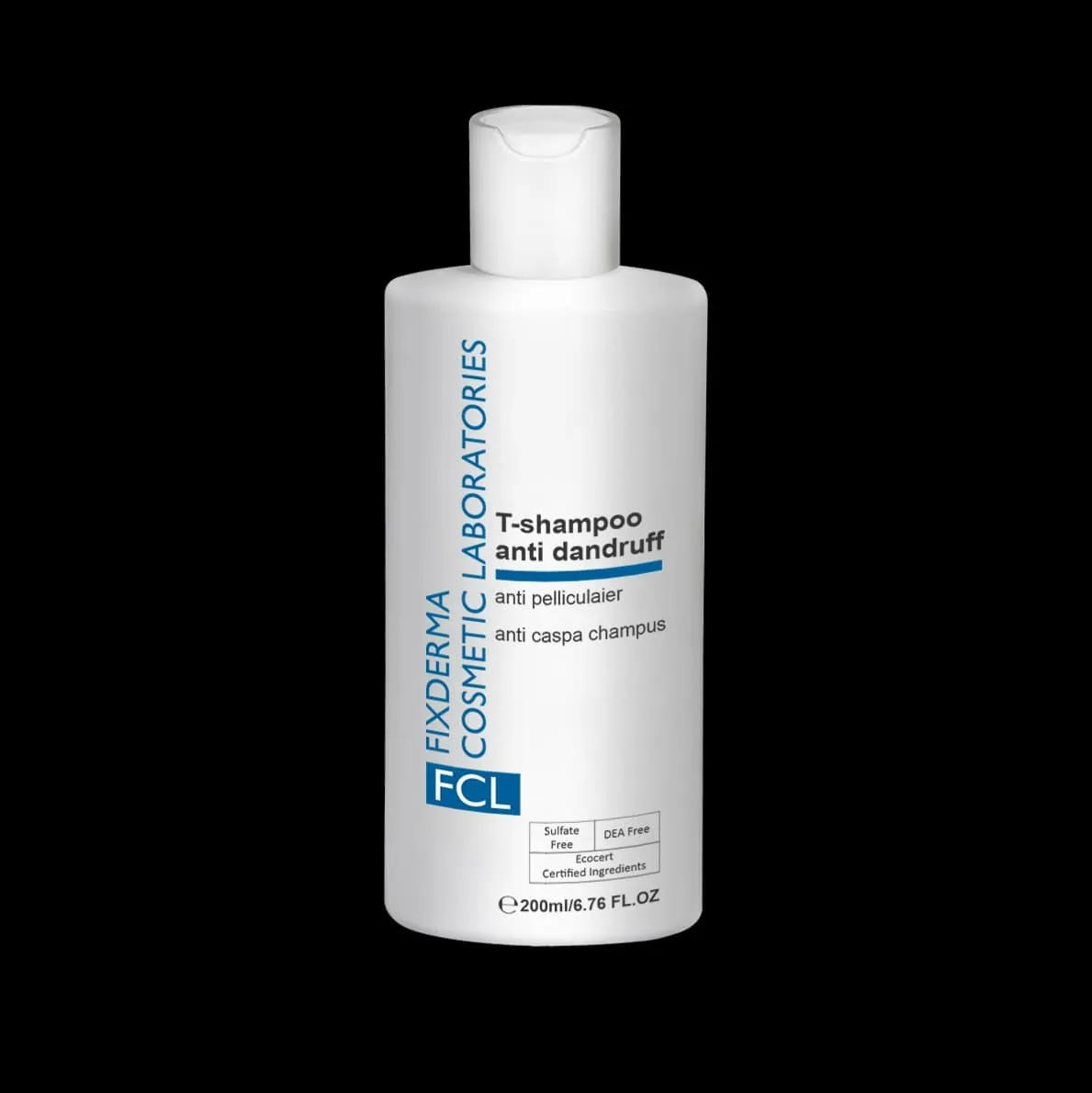 FCL T-Shampoo for Dandruff & Scalp Psoriasis | Relieves Itchy Scalp | Nourishes & Cleanses | Sulphate & Paraben-Free (200ml)