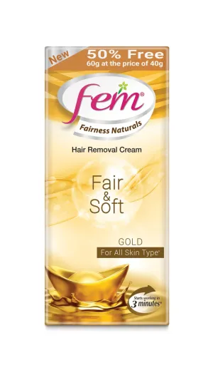 Fem hair removal cream Gold - 40gm