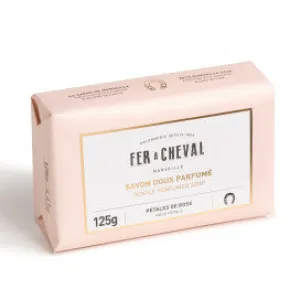 Fer A Cheval "Savon Doux Parfumé" Gentle Perfumed Soap – Rose Petals