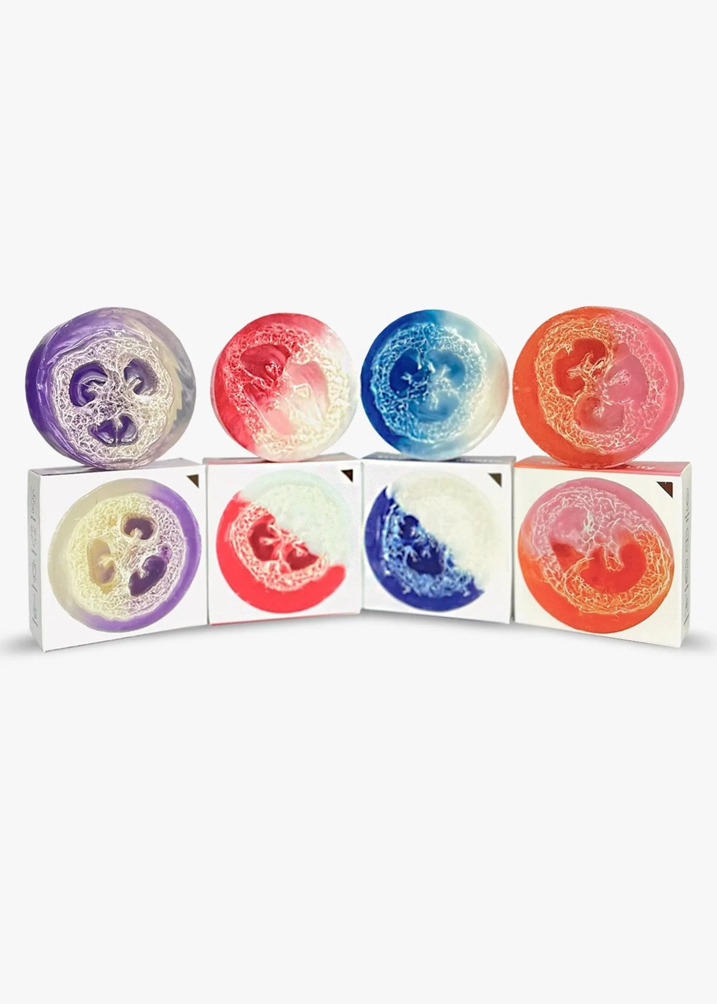 FLOWER POWER Loofah Soap Collection