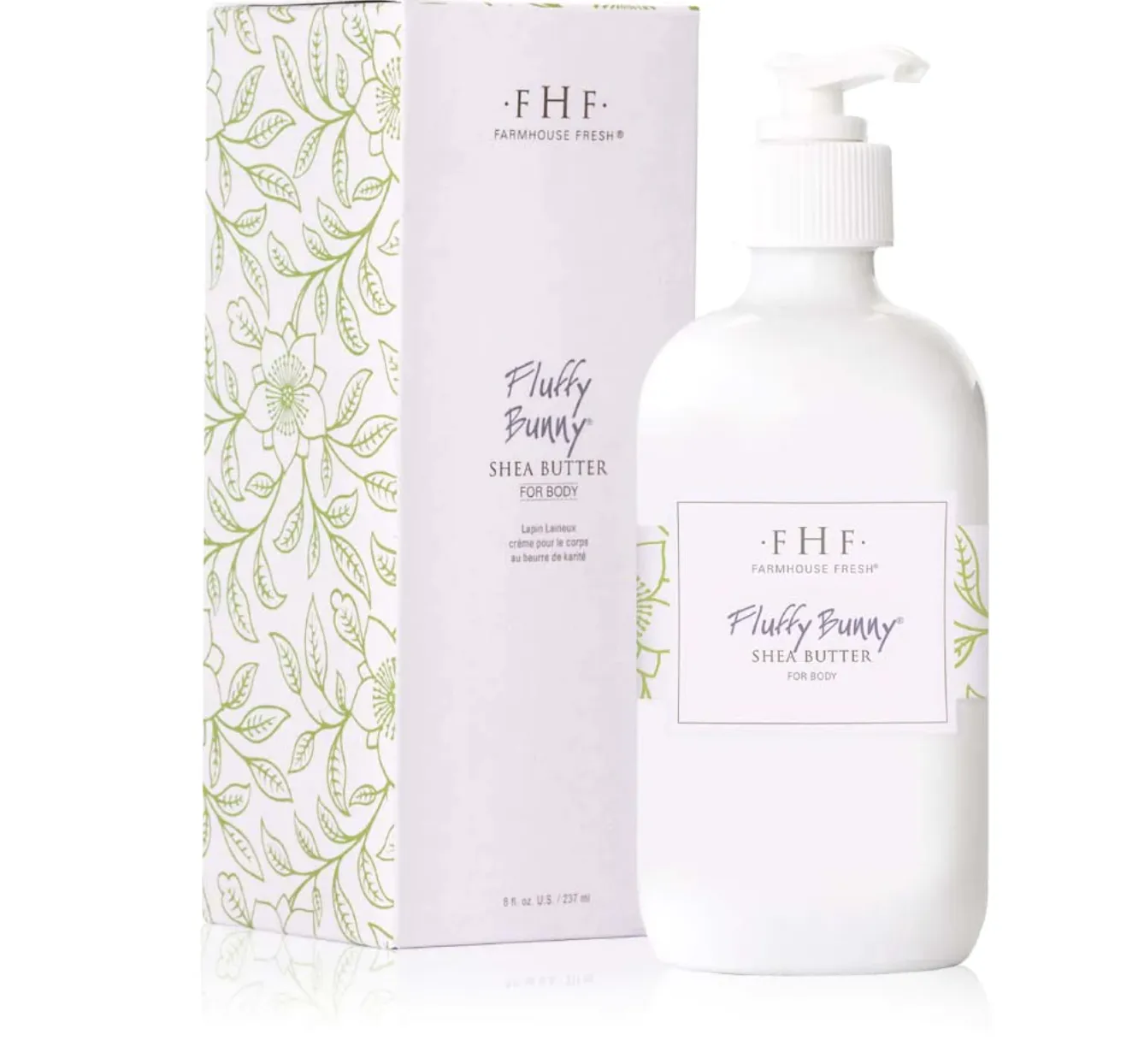 Fluffy Bunny Shea Butter Cream Pump- 8 oz