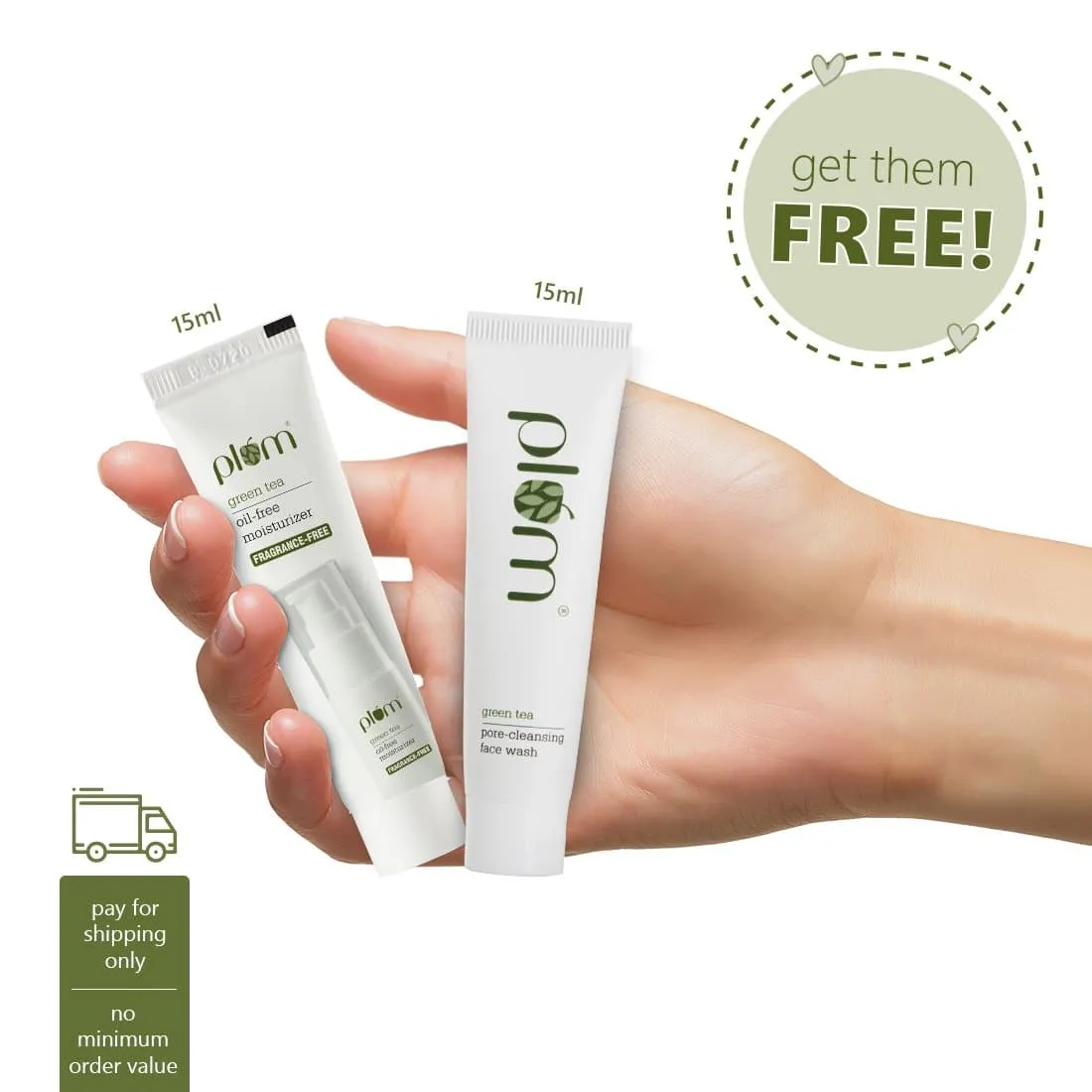FREE Green Tea Minis Duo (Face Wash   Oil-Free Moisturizer) | Use Code FREEMINIGT