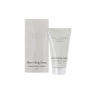 Fresh Sage & Cedar Hand & Body Cream Tube 75ml