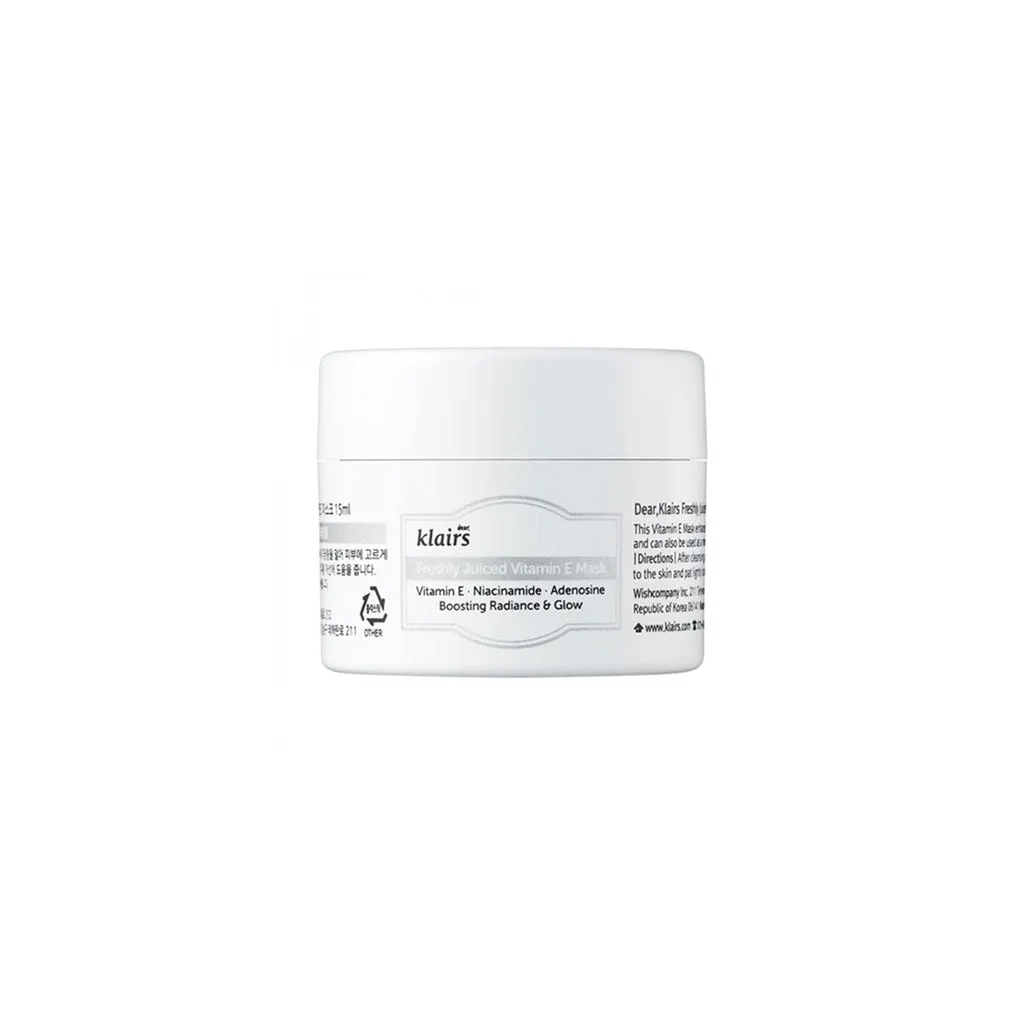 Freshly Juiced Vitamin E Mask