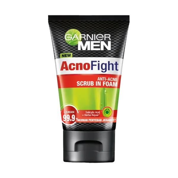 Garnier Men Acno Fight Scrub In Foam 100ml