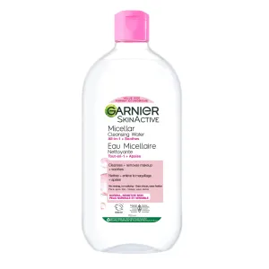 Garnier Micellar Water, Gentle and Hydrating Facial Cleanser & Makeup Remover, Suitable for Sensitive Skin, Vegan, Cruelty Free, Fragrance Free, 700ml