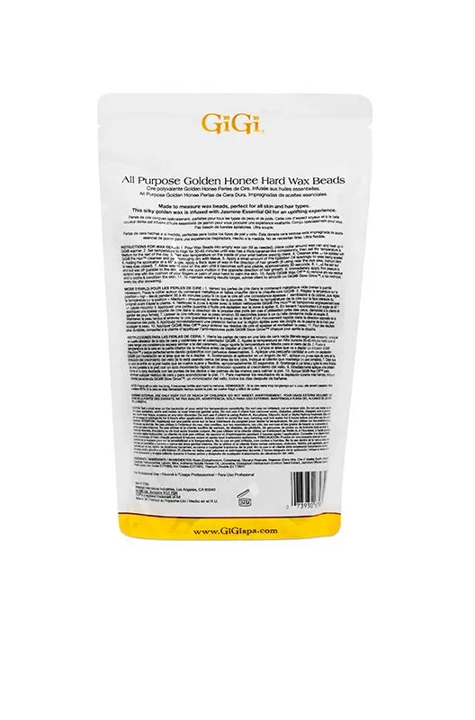 GiGi All Purpose Golden Honee Hard Wax Beads 14 oz