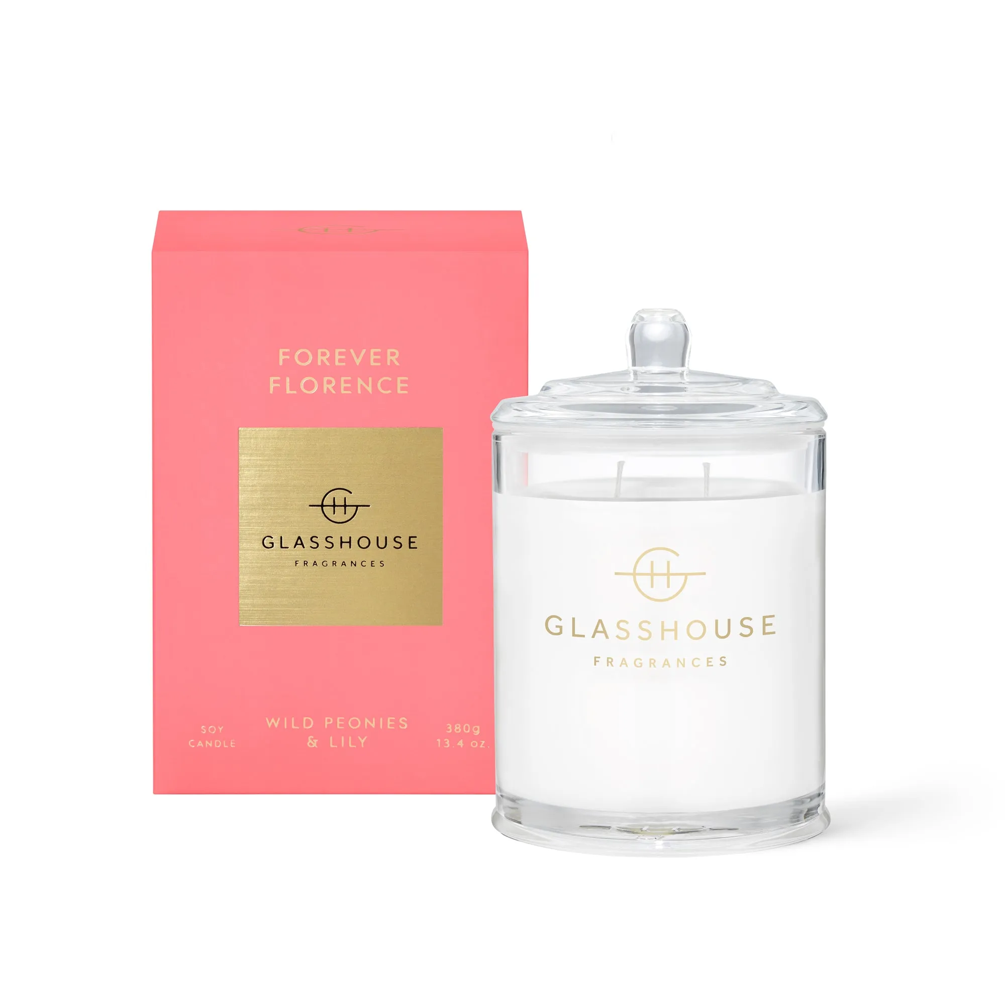 Glasshouse Fragrance - 380g Candle - Forever Florence