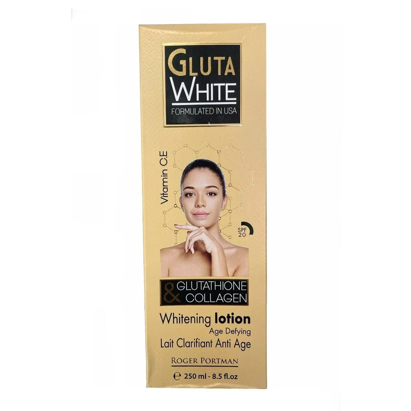 Gluta White Glutathione & Collagen Whitening Body Lotion - 250ml