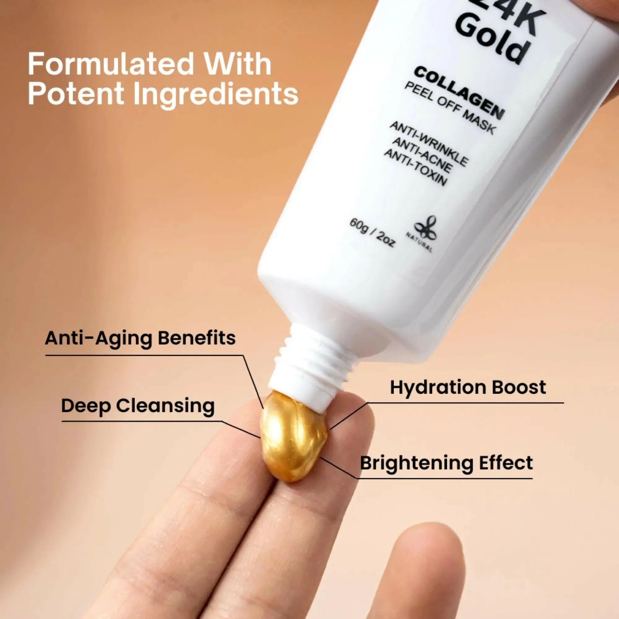 Gold Collagen 24K Mask Peel Off Mask Anti Aging