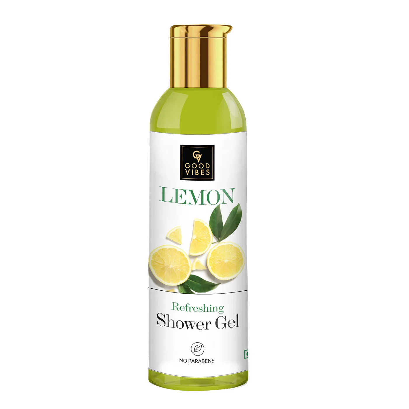 Good Vibes Lemon Refreshing Shower Gel | Hydrating, Moisturizing, Smoothening | No Parabens, No Animal Testing (200 ml)