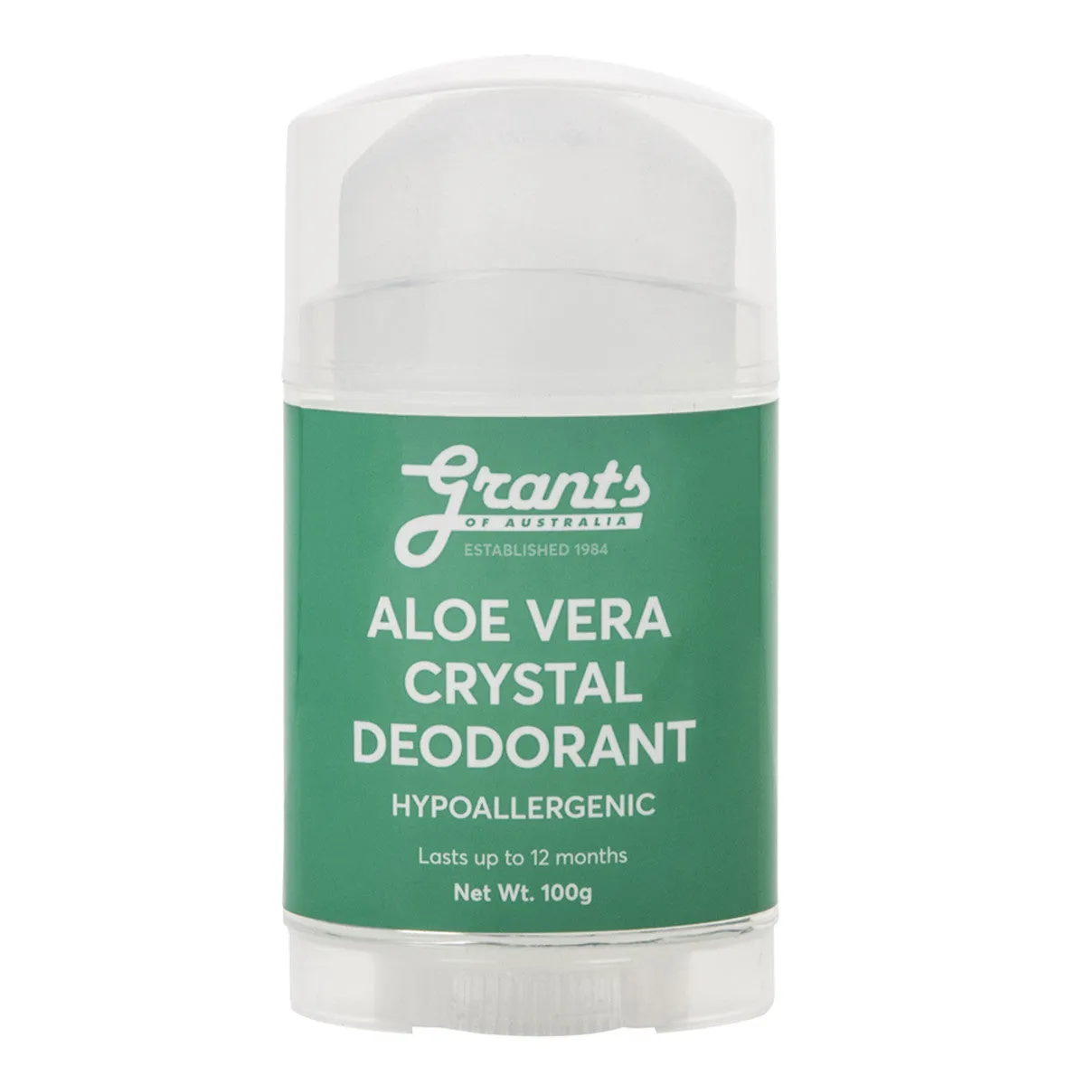 Grants Aloe Vera Crystal Deodorant Stick 100g