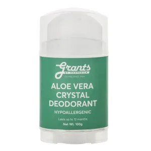 Grants Aloe Vera Crystal Deodorant Stick 100g