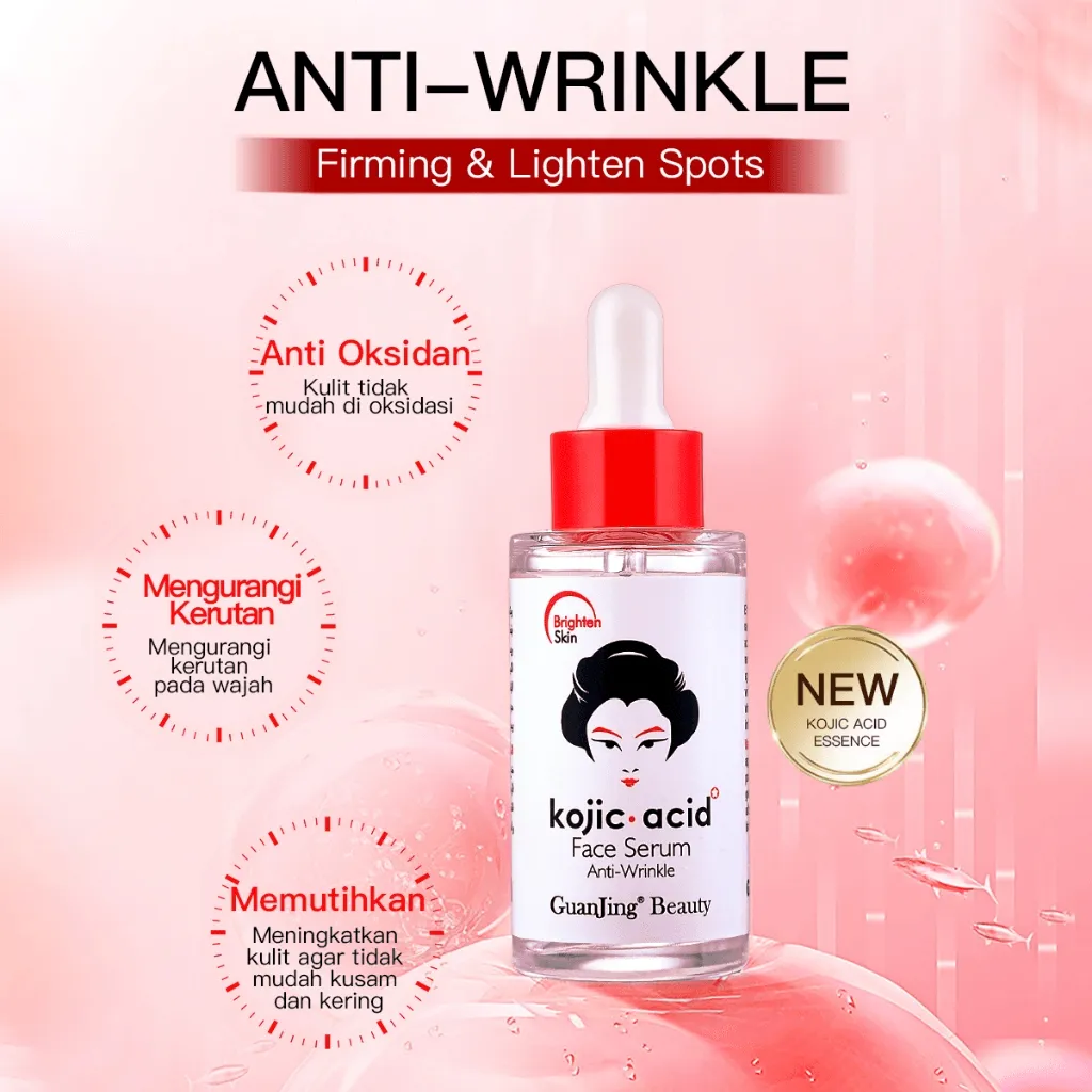 Guanjing Beauty Kojic Acid Anti-Wrinkle Face Serum - 40ml