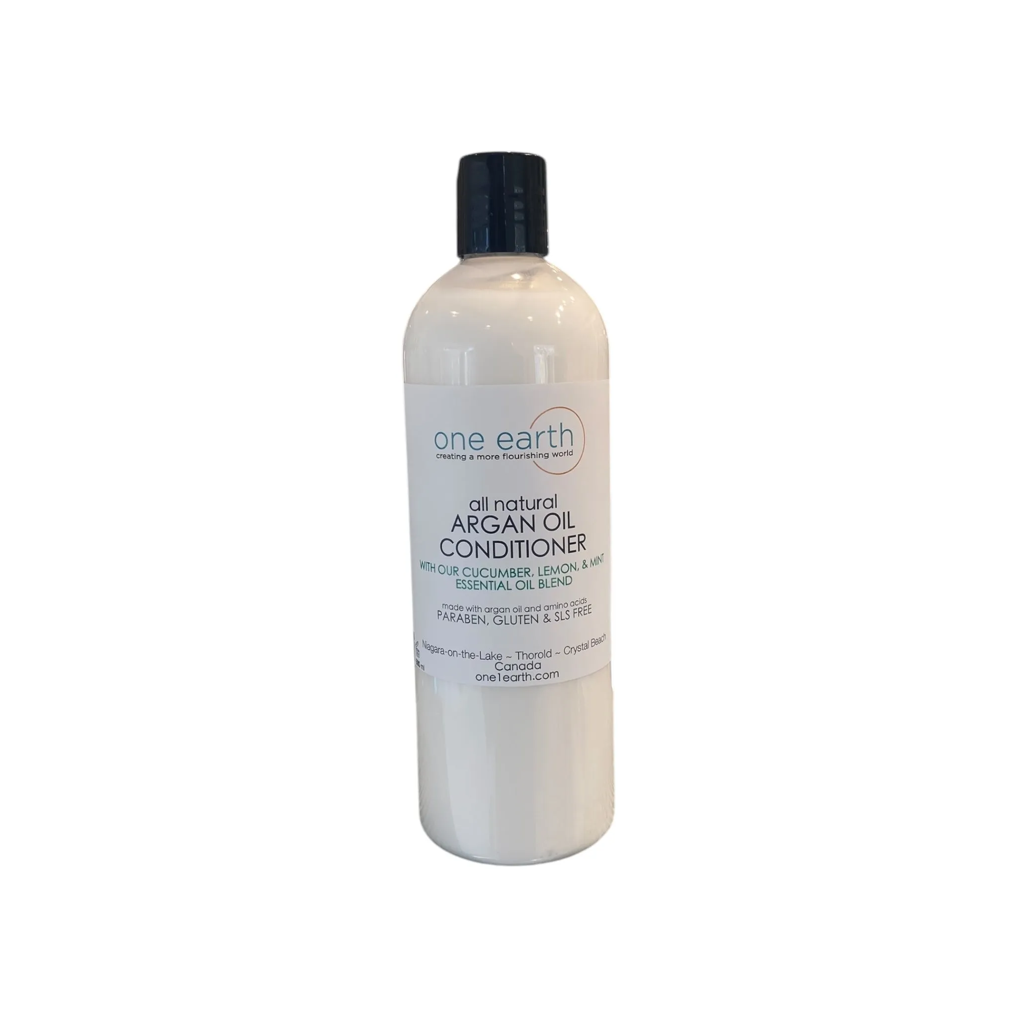 Hair Conditioner with Argan Oil - Cucumber, Lemon   Mint (Refresh)