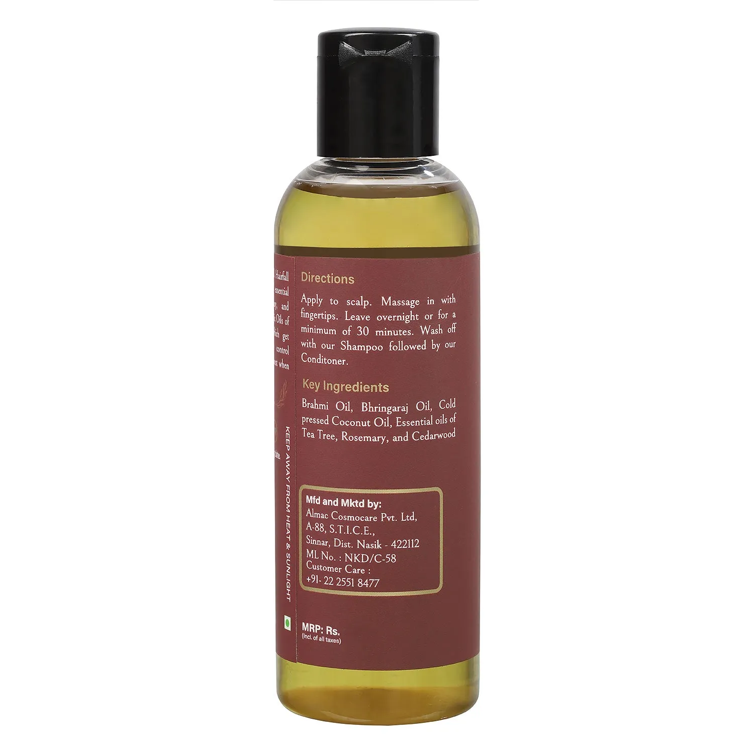 Hair Oil - Dandruff and Hair Fall Control