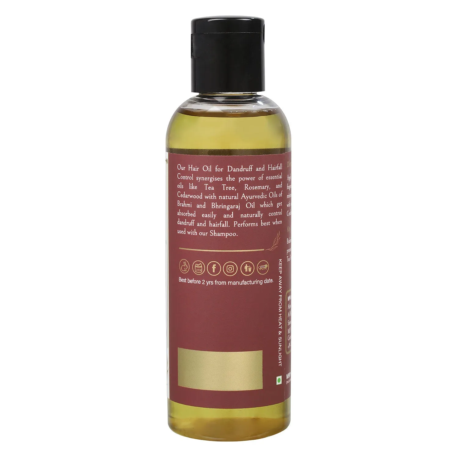 Hair Oil - Dandruff and Hair Fall Control