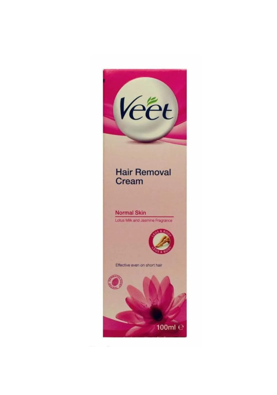 Hair Removal Cream, Legs & Body Lotus Milk & Jasmine