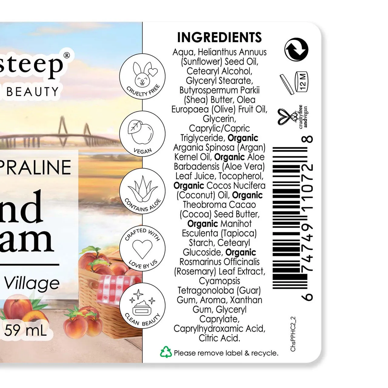 Hand Cream - Peach Praline