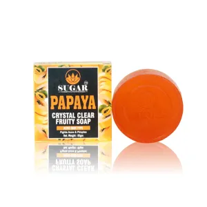 HANDMADE ORGANIC PAPAYA FRUITY SOAP-NATURAL SKINCARE BAR' 85GM