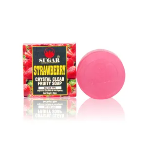 HANDMADE ORGANIC STRAWBERRY FRUITY SOAP-NATURAL SKINCARE BAR' 85GM