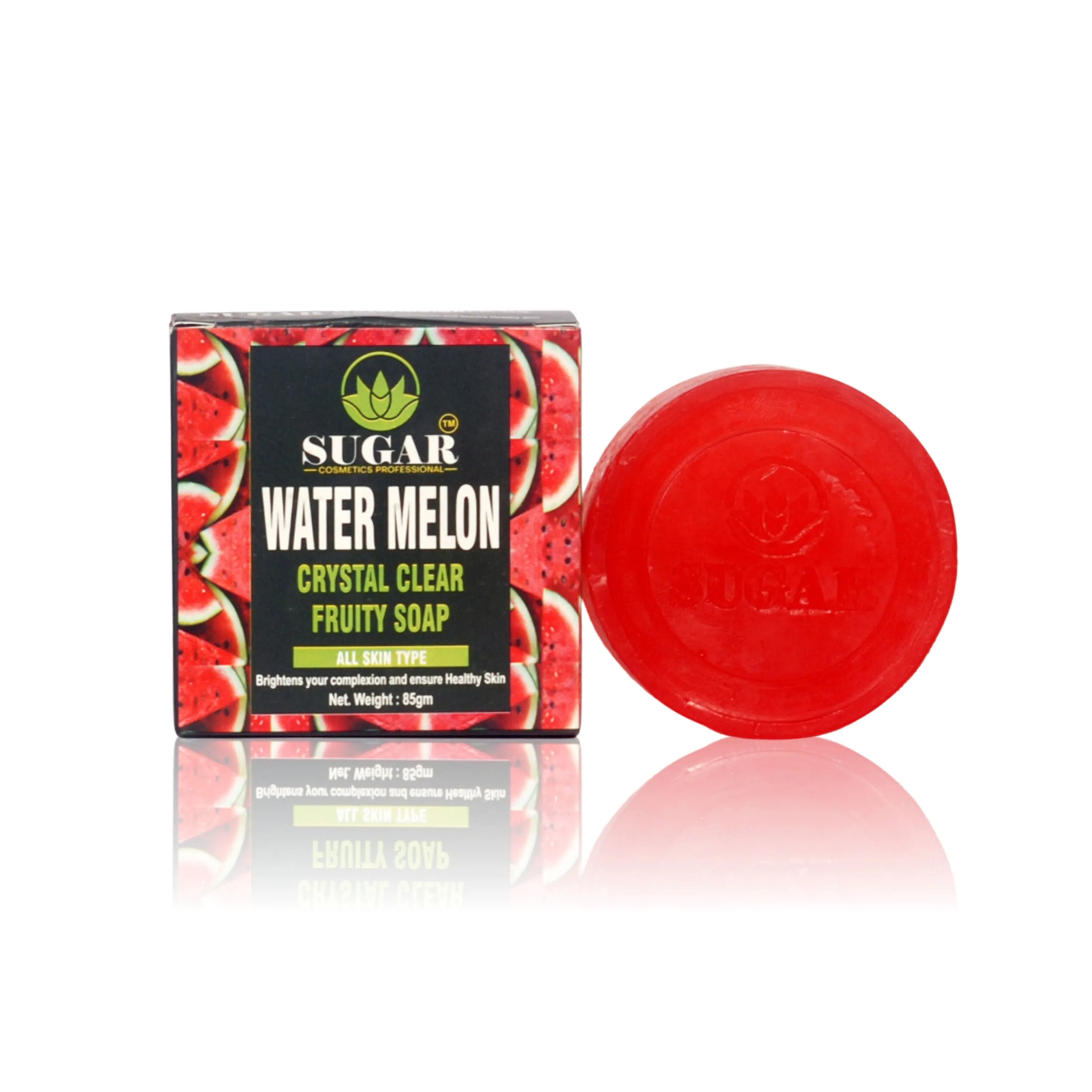 HANDMADE ORGANIC WATERMELON FRUITY SOAP-NATURAL SKINCARE BAR' 85GM