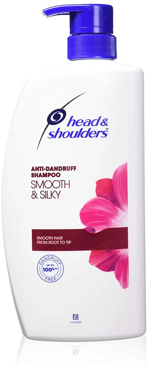 Head & Shoulders Smooth and Silky Anti Dandruff Shampoo for Women and Men